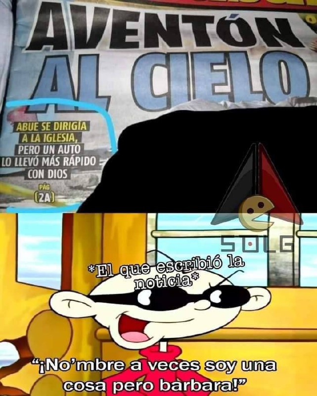 a cartoon character with a sign that says, i m 